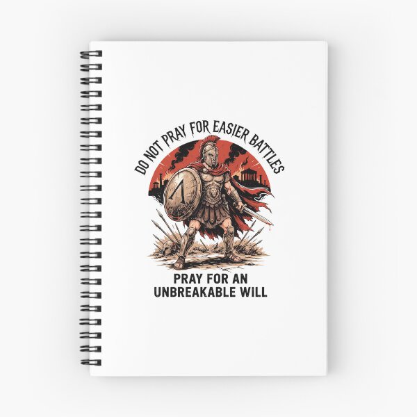 Item preview, Pray For An Unbreakable Will Spartan Warrior designed and sold by Enea Kelo.