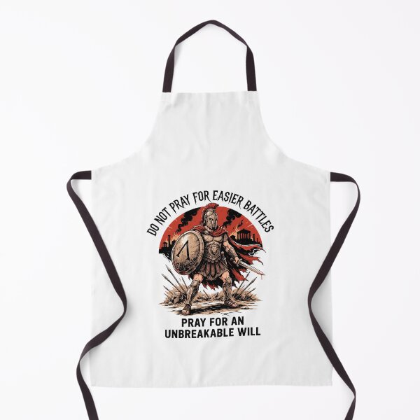 Item preview, Pray For An Unbreakable Will Spartan Warrior designed and sold by Enea Kelo.