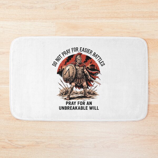 Item preview, Pray For An Unbreakable Will Spartan Warrior designed and sold by Enea Kelo.
