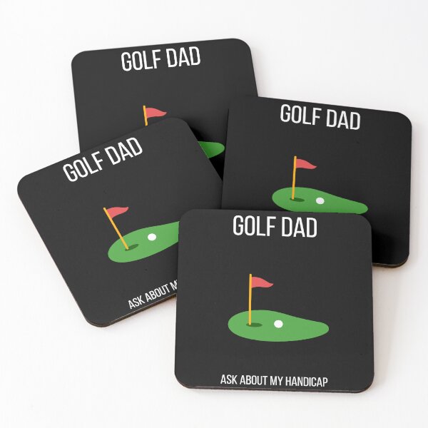 Item preview, golf dad, ask about my handicap shirt – funny golf dad hobby lover gift designed and sold by Zyvora-merch.