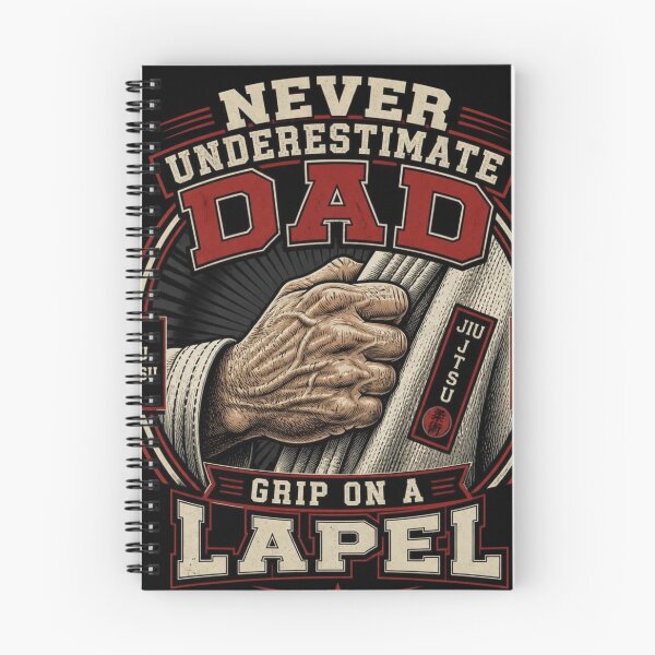 Item preview, Never Underestimate Dad Grip On A Lapel BJJ Gi designed and sold by Martial-Art-23.