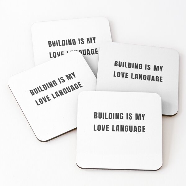 Item preview, Building Is My Love Language T-Shirt, Builder Gift designed and sold by BerkleyCo.