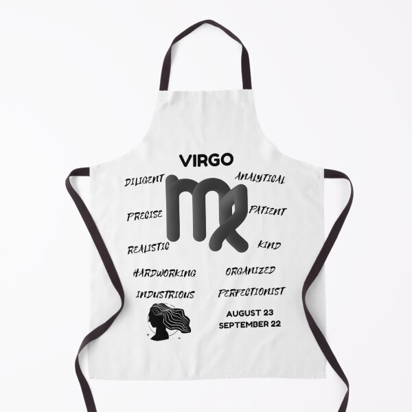 Item preview, Virgo Zodiac Sign Astrology Symbol Horoscope - Classic Black & White designed and sold by ZODIARA.