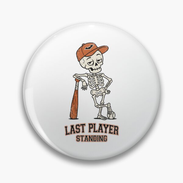 Item preview, Last Player Standing – Halloween Baseball Skeleton designed and sold by MASMUS27.