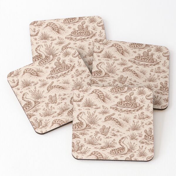 Item preview, Hognose Snake Toile Seamless Pattern | Cute Reptile Lover Toile de Jouy designed and sold by StickyGuys.