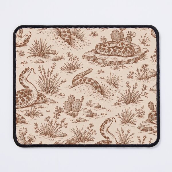 Item preview, Hognose Snake Toile Seamless Pattern | Cute Reptile Lover Toile de Jouy designed and sold by StickyGuys.
