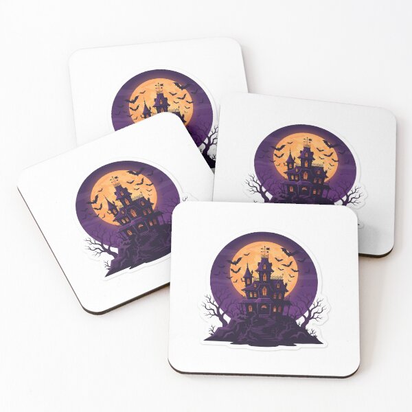 Item preview, Where Darkness Dwells — Gothic Halloween Haunted Mansion Sticker designed and sold by AbbasSaqib.
