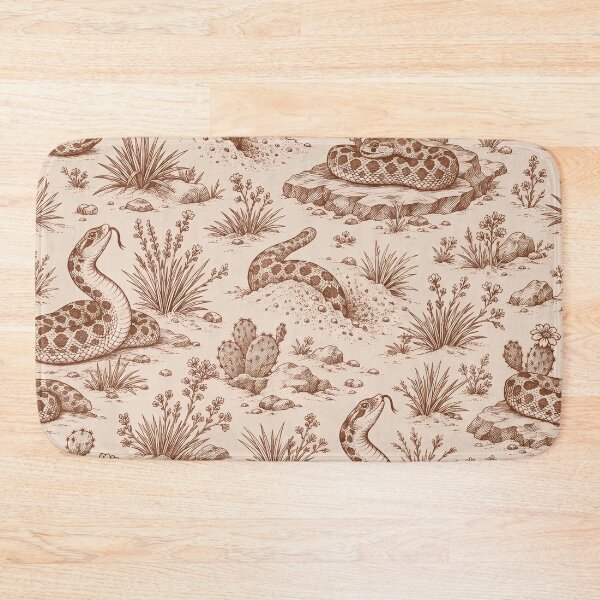 Item preview, Hognose Snake Toile Seamless Pattern | Cute Reptile Lover Toile de Jouy designed and sold by StickyGuys.
