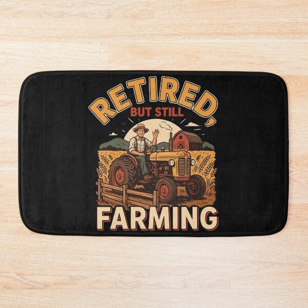 Item preview, Retired Still Farming Vintage Tractor Farmer designed and sold by Mahilis.