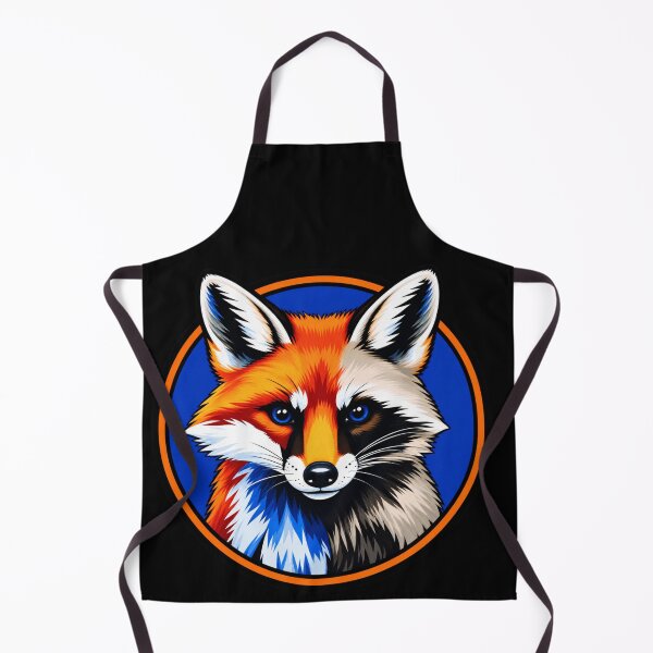 Item preview, colorful fox head vintage badge designed and sold by gypsy-joker.