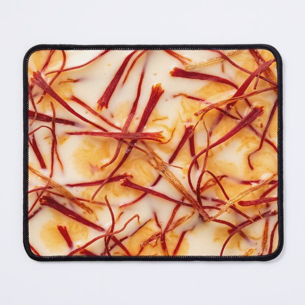 Item preview, Saffron Threads Blooming Through Hot Cream designed and sold by ASSEMBLE WONDER.