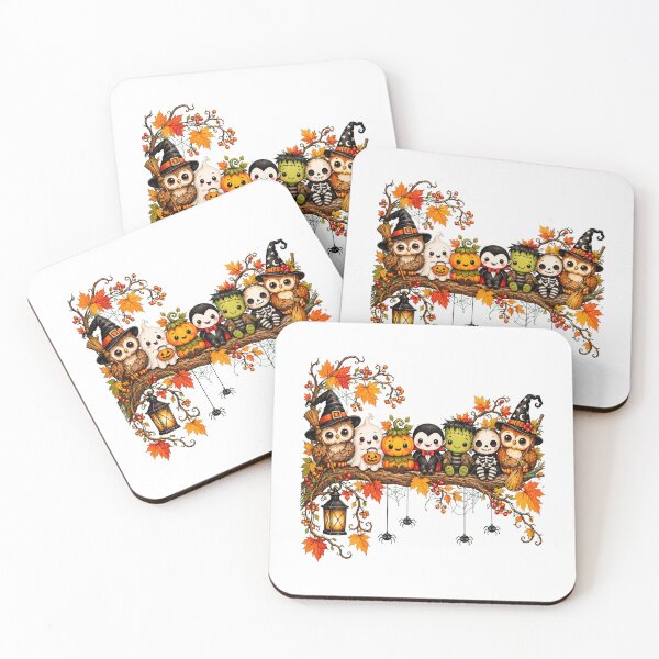 Item preview, Cute Halloween Woodland Friends Autumn Spooky Design designed and sold by Castielalger.