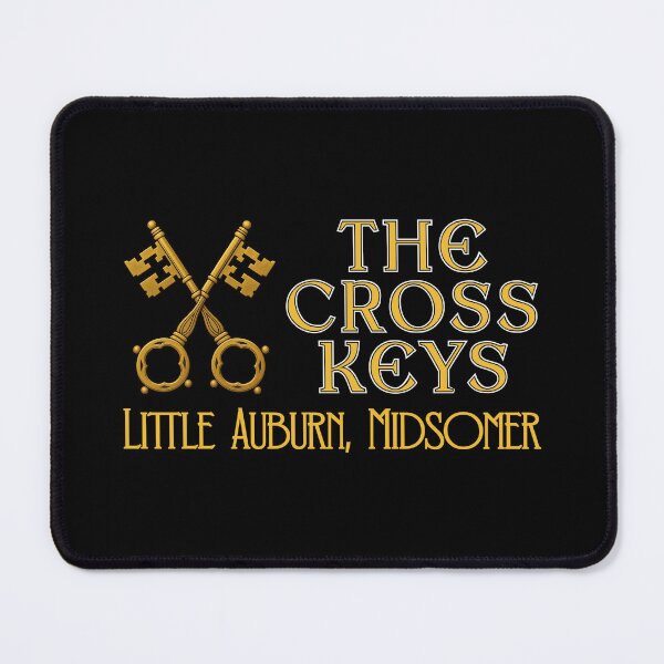 Item preview, The CROSS KEYS Pub (on Black) designed and sold by PawsitiveMum3.