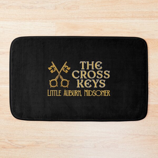 Item preview, The CROSS KEYS Pub (on Black) designed and sold by PawsitiveMum3.