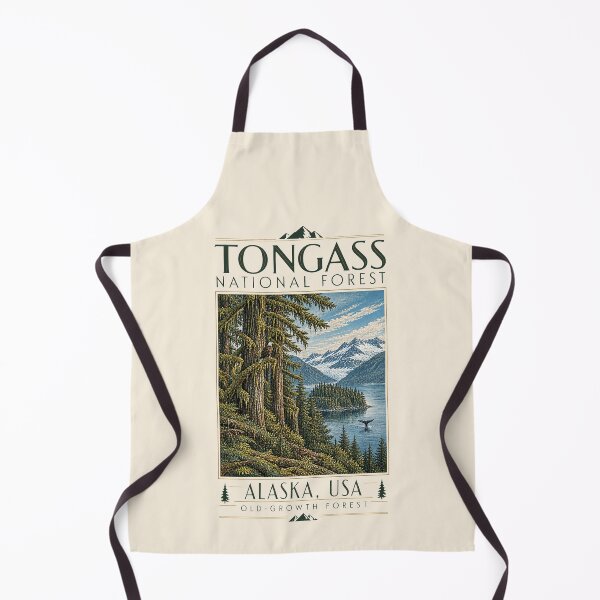 Item preview, Tongass National Forest, Alaska, USA [Vintage Illustration] designed and sold by elektronen.