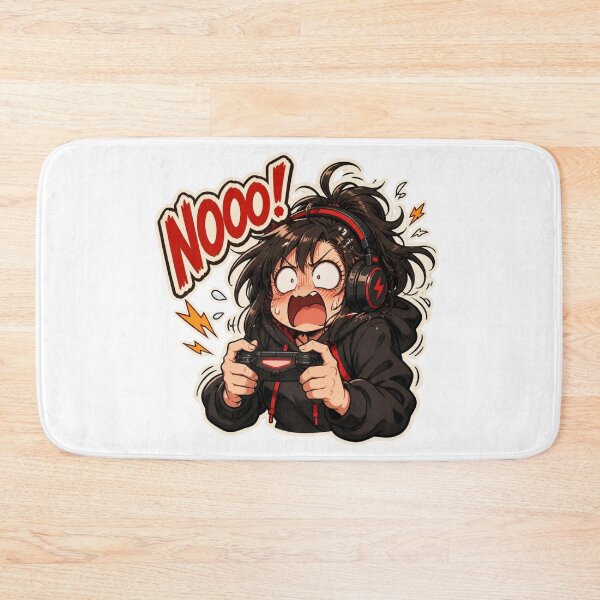 Item preview, Funny Anime Gamer Girl Rage designed and sold by Animepopstudio.