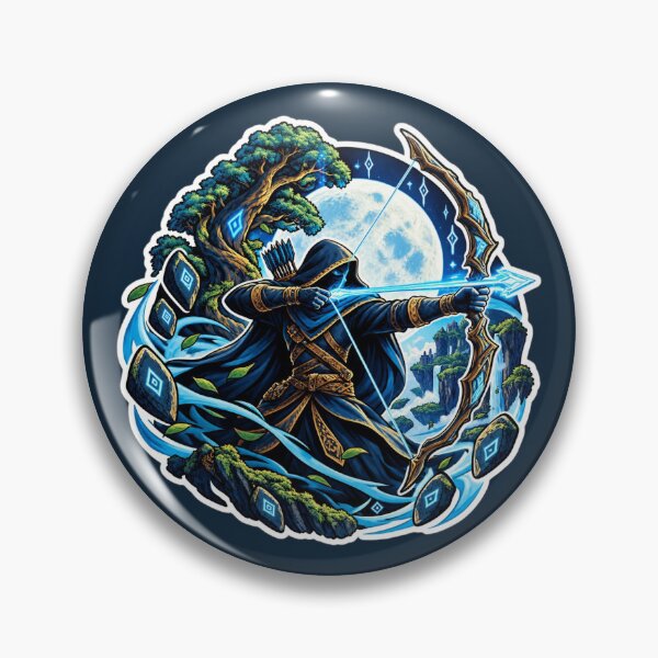 Item preview, Mystical Moonlight Fantasy Archer designed and sold by PrintBreeze.