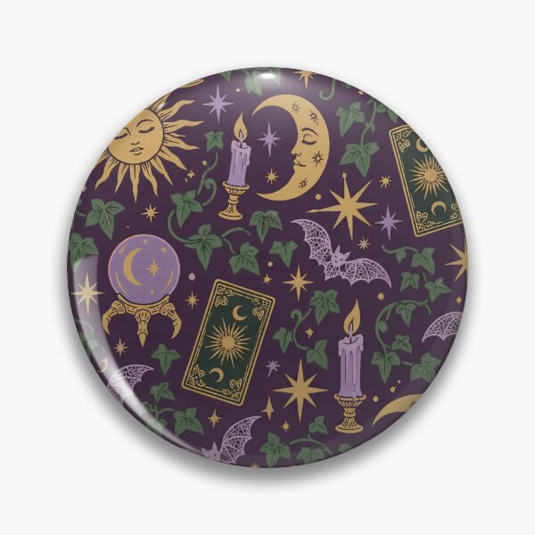 Item preview, 90s Whimsigoth Celestial Seamless Pattern | Moon Sun and Stars Witchy Repeat designed and sold by StickyGuys.