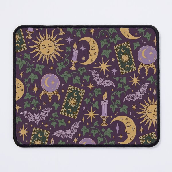 Item preview, 90s Whimsigoth Celestial Seamless Pattern | Moon Sun and Stars Witchy Repeat designed and sold by StickyGuys.