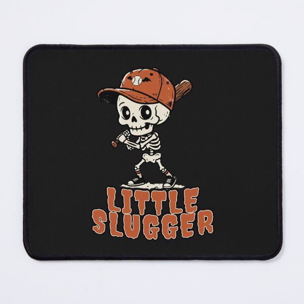 Item preview, Little Slugger – Cute Skeleton Halloween Baseball designed and sold by MASMUS27.