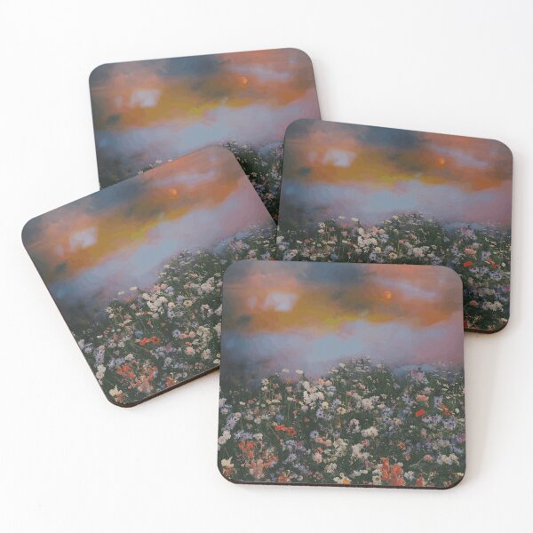 Item preview, Wildflowers Beneath a Burning Sky designed and sold by Roamgrain Photos.