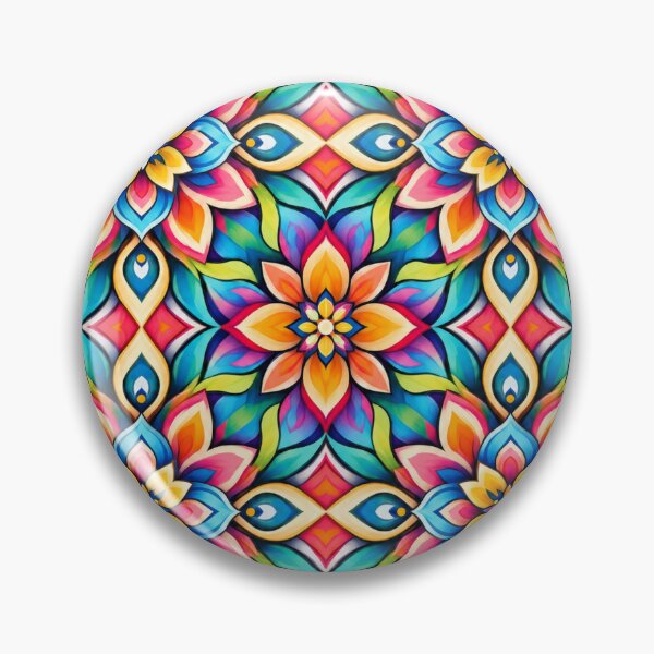 Item preview, Kaleido Floral Geometric Design designed and sold by Myra365Art.