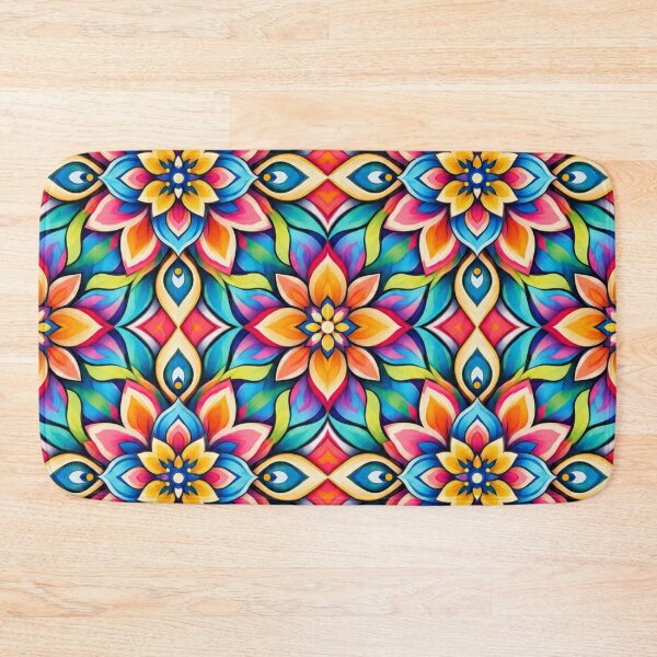 Item preview, Kaleido Floral Geometric Design designed and sold by Myra365Art.