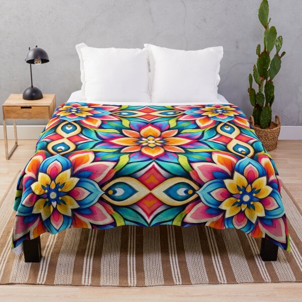 Item preview, Kaleido Floral Geometric Design designed and sold by Myra365Art.