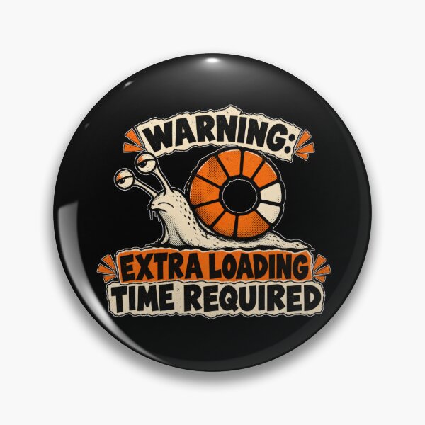 Item preview, Warning: Extra Loading Time Required – Punk Snail designed and sold by MadeWithMS.