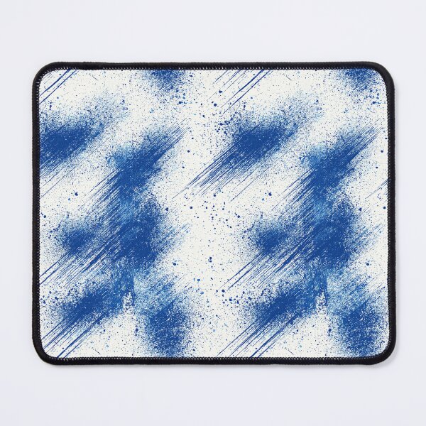 Item preview, Cobalt Blue and White Splatter Grain Art designed and sold by Piotrek0001.