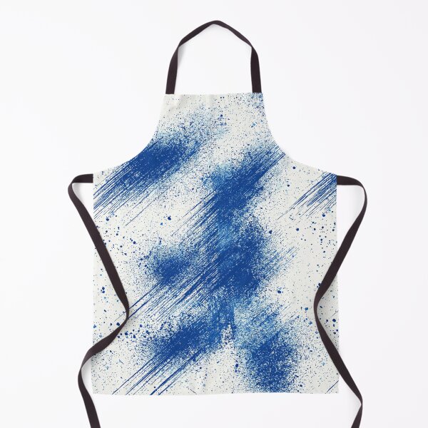 Item preview, Cobalt Blue and White Splatter Grain Art designed and sold by Piotrek0001.