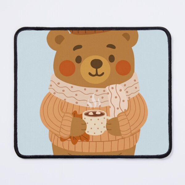 Item preview, Cute Autumn Teddy Bear Sweater Weather Kawaii Fall designed and sold by Little-Miracle.