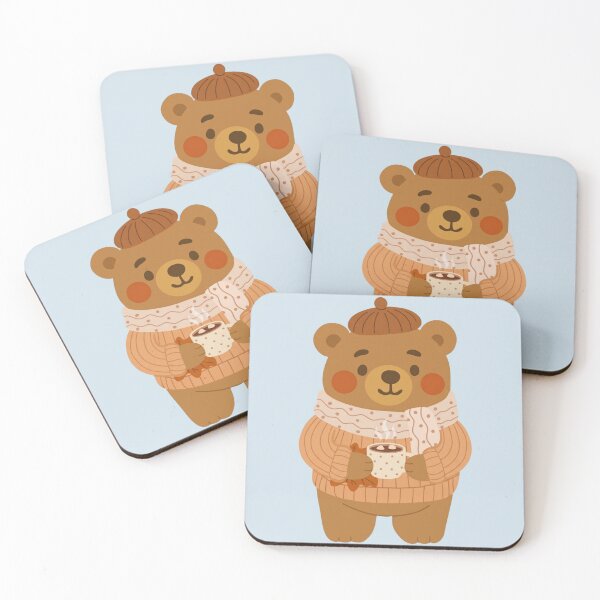 Item preview, Cute Autumn Teddy Bear Sweater Weather Kawaii Fall designed and sold by Little-Miracle.