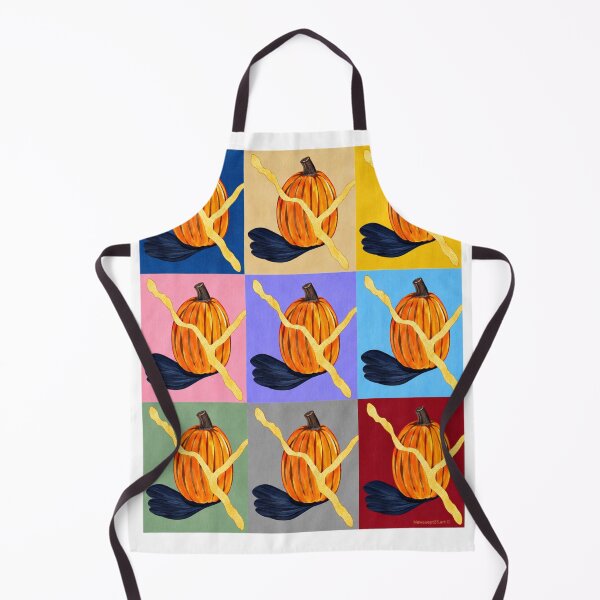 Item preview, Pop Art Kintsugi Pumpkin – Colourful Autumn Fruit & Vegetable Art designed and sold by newsuept25.art.