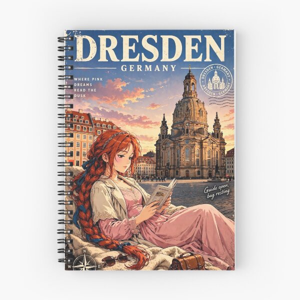 Item preview, Germany — Frauenkirche Dresden — A Relaxed Golden-Hour Escape in Historic Dresden designed and sold by DibujandoPorfa.