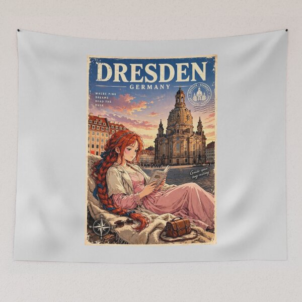 Item preview, Germany — Frauenkirche Dresden — A Relaxed Golden-Hour Escape in Historic Dresden designed and sold by DibujandoPorfa.