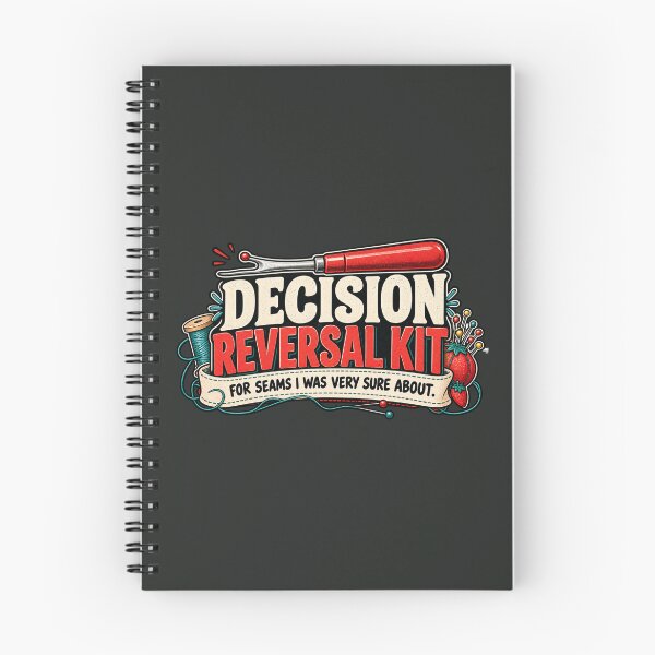 Item preview, Decision Reversal Kit – Funny Seam Ripper Sewing Joke designed and sold by astersgraphics.