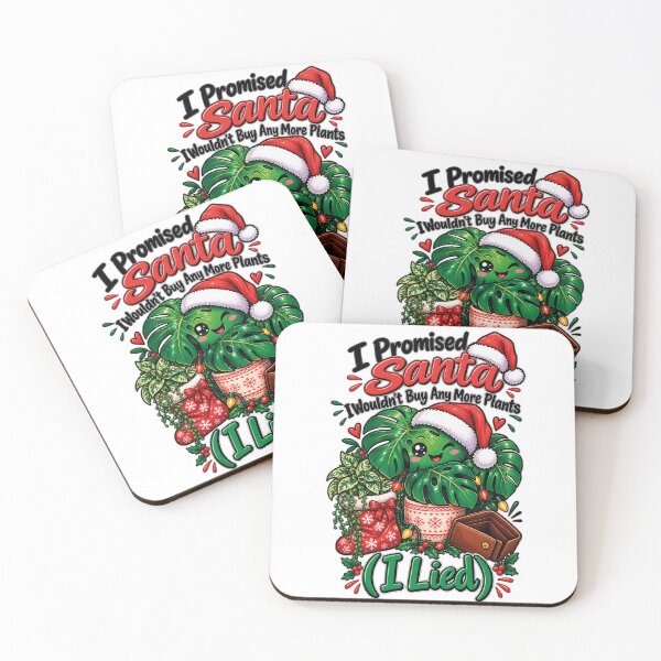 Item preview, I Promised Santa No More Plants I Lied Funny Christmas Plant Mom designed and sold by CrazySzoopWorld.