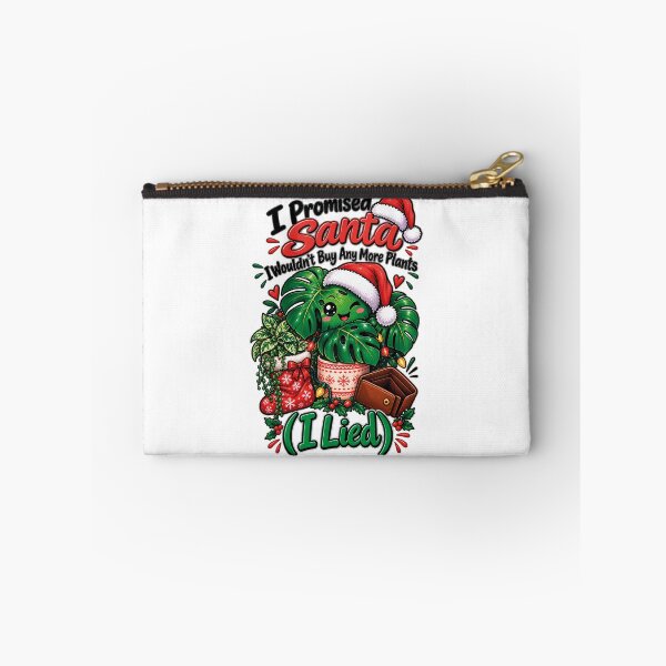 Item preview, I Promised Santa No More Plants I Lied Funny Christmas Plant Mom designed and sold by CrazySzoopWorld.