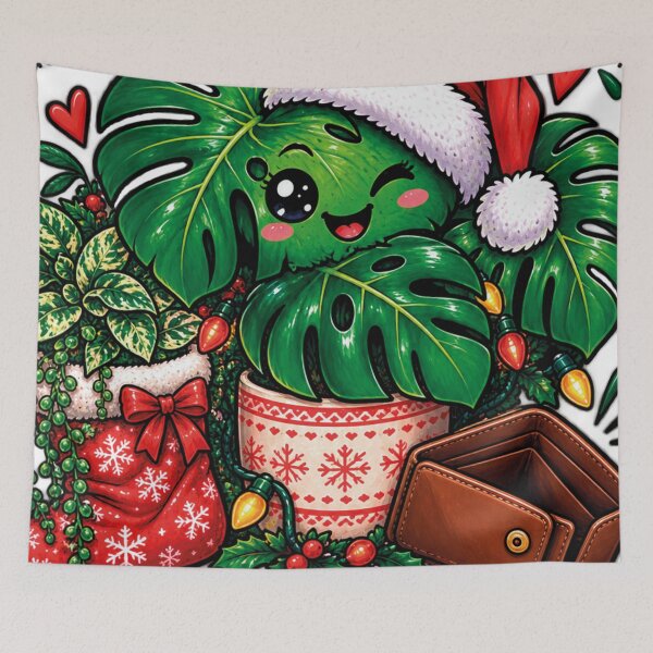 Item preview, I Promised Santa No More Plants I Lied Funny Christmas Plant Mom designed and sold by CrazySzoopWorld.