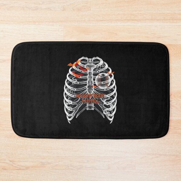 Item preview, X-Ray Baseball Heart – Halloween Baseball designed and sold by MASMUS27.