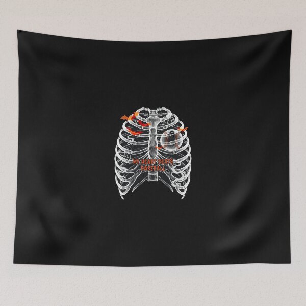 Item preview, X-Ray Baseball Heart – Halloween Baseball designed and sold by MASMUS27.