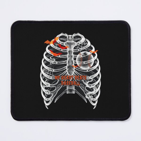 Item preview, X-Ray Baseball Heart – Halloween Baseball designed and sold by MASMUS27.