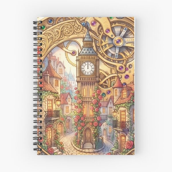 Item preview, Miniature City Inside an Antique Pocket Watch designed and sold by ImageryLoom.