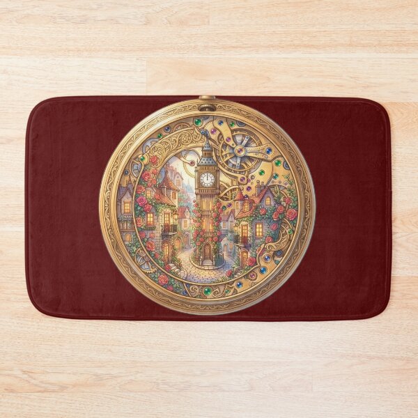 Item preview, Miniature City Inside an Antique Pocket Watch designed and sold by ImageryLoom.
