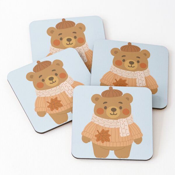 Item preview, Copy of Cute Autumn Teddy Bear Sweater Weather Kawaii Fall designed and sold by Little-Miracle.