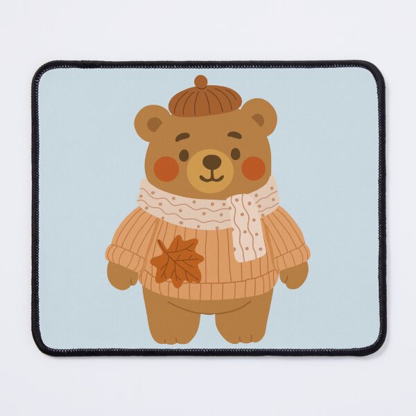 Item preview, Copy of Cute Autumn Teddy Bear Sweater Weather Kawaii Fall designed and sold by Little-Miracle.