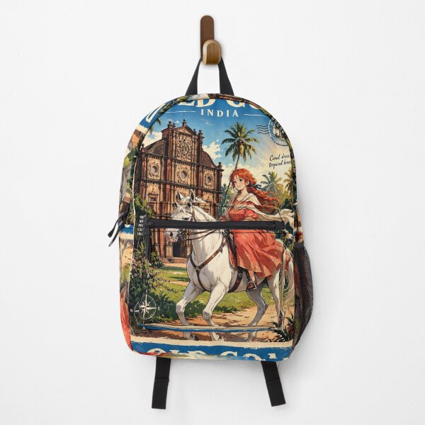 Item preview, India — Basilica of Bom Jesus — An Elegant Equestrian Journey Through Old Goa's Baroque Heritage designed and sold by DibujandoPorfa.