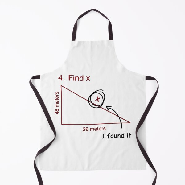 Item preview, Find X Math Exam Meme Joke Parody designed and sold by Redblackzone.