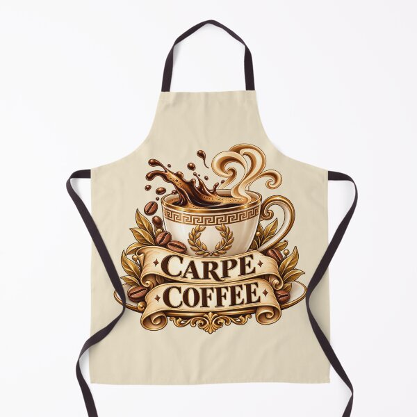 Item preview, Carpe Coffee – Funny Latin Coffee Quote Classical Roman Design designed and sold by MetaModel Editions.